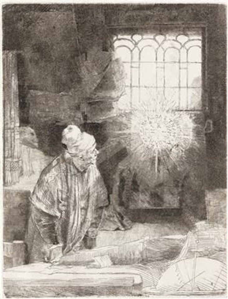 Faust (A scholar in his study) by Attributed to Rembrandt Harmensz van Rijn