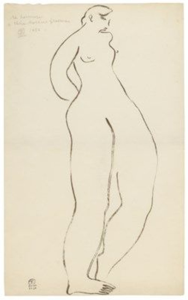 Standing Nude by Sanyu