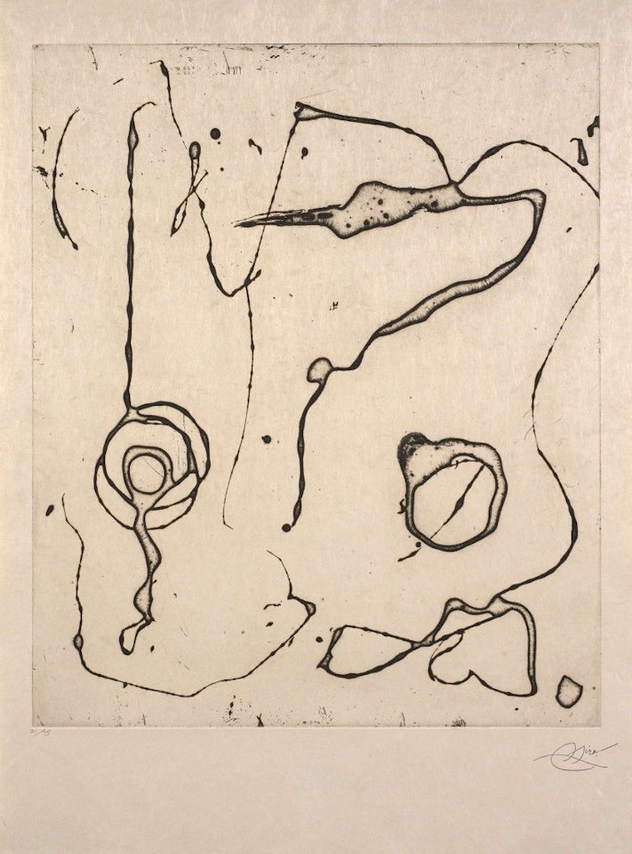 Ocells of Montroig V by Joan Miró