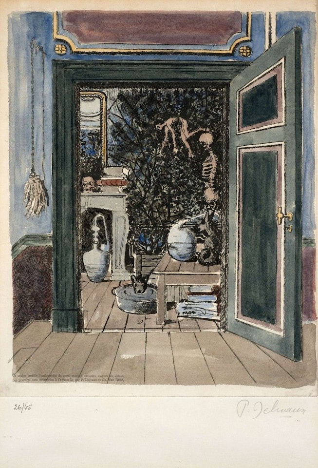 The country of mirrors (1 plate) by Paul Delvaux