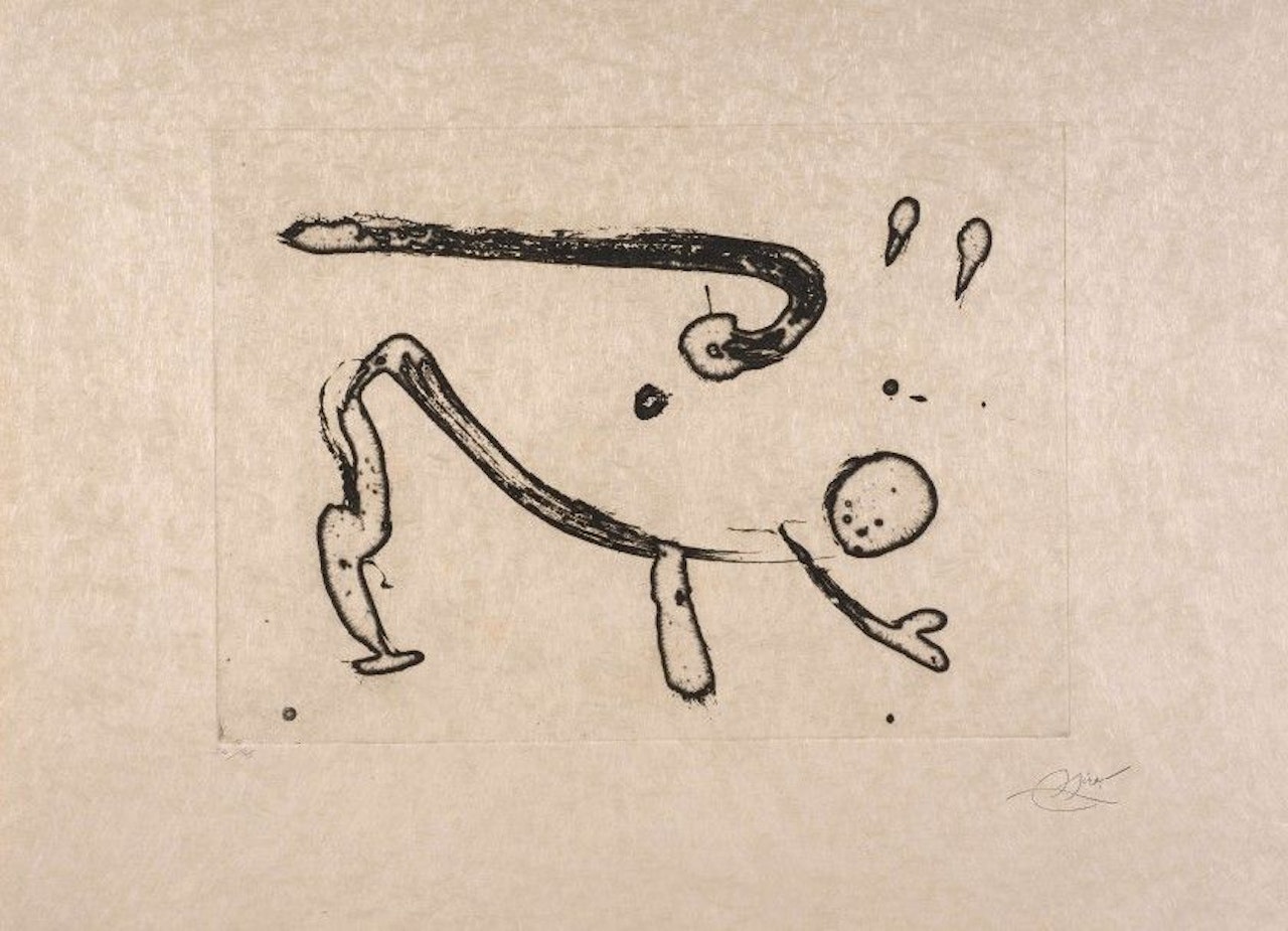 Ocells of Montroig IV by Joan Miró