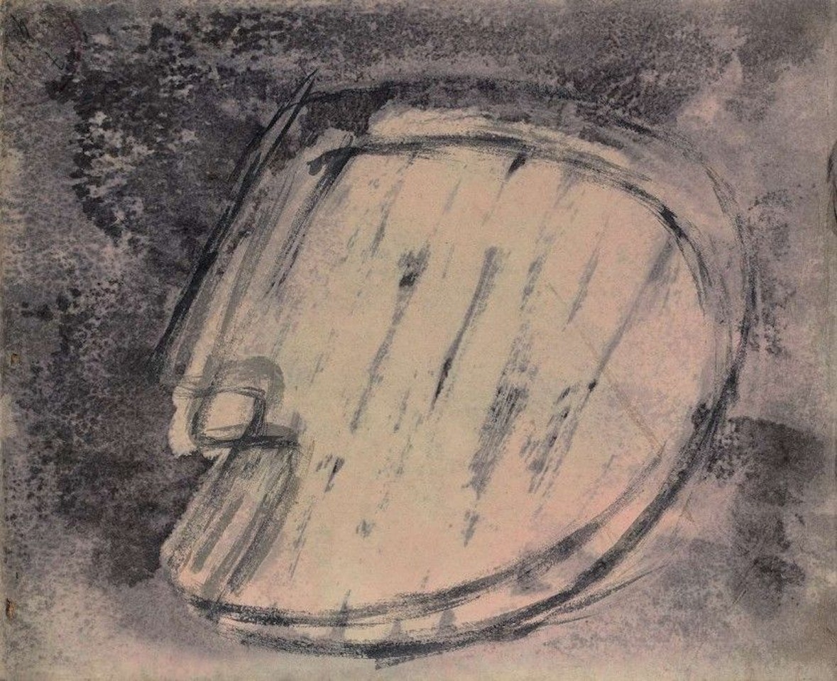 Face (Profile 2) by Jean Fautrier