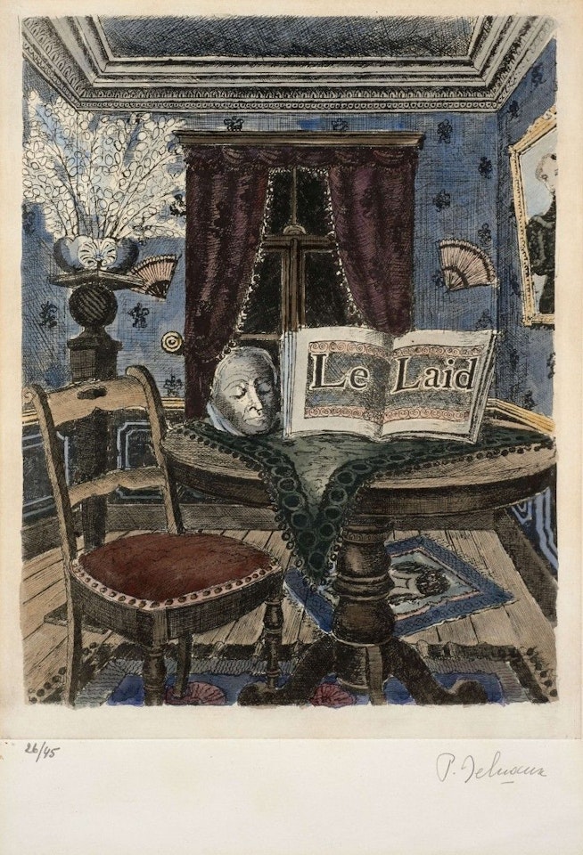 The country of mirrors (1 plate) by Paul Delvaux