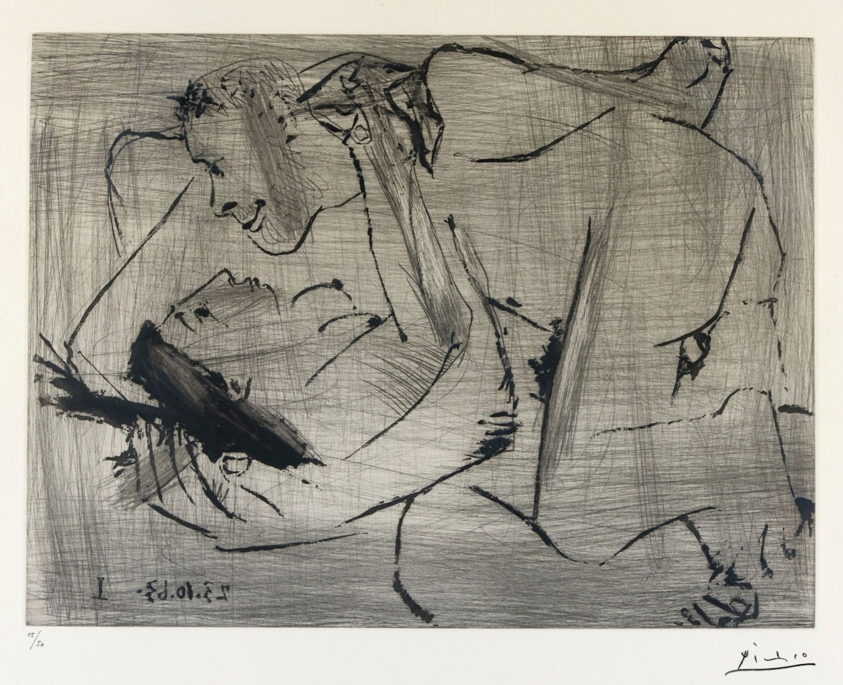 L'ÉTREINTE VI (B. 1115; BA. 1108) by Pablo Picasso