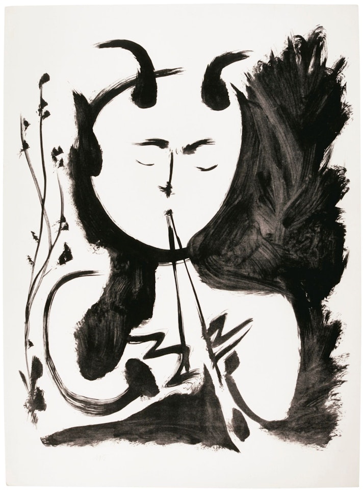 FAUNE MUSICIEN NO. 4 (B. 522; M., PP. 115) by Pablo Picasso