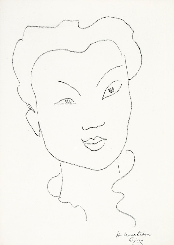 JEUNE CHINOISE (D. 621) by Henri Matisse