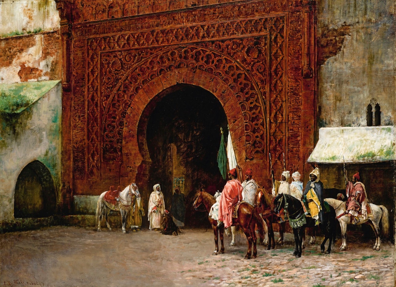 RABAT (THE RED GATE) by Edwin Lord Weeks