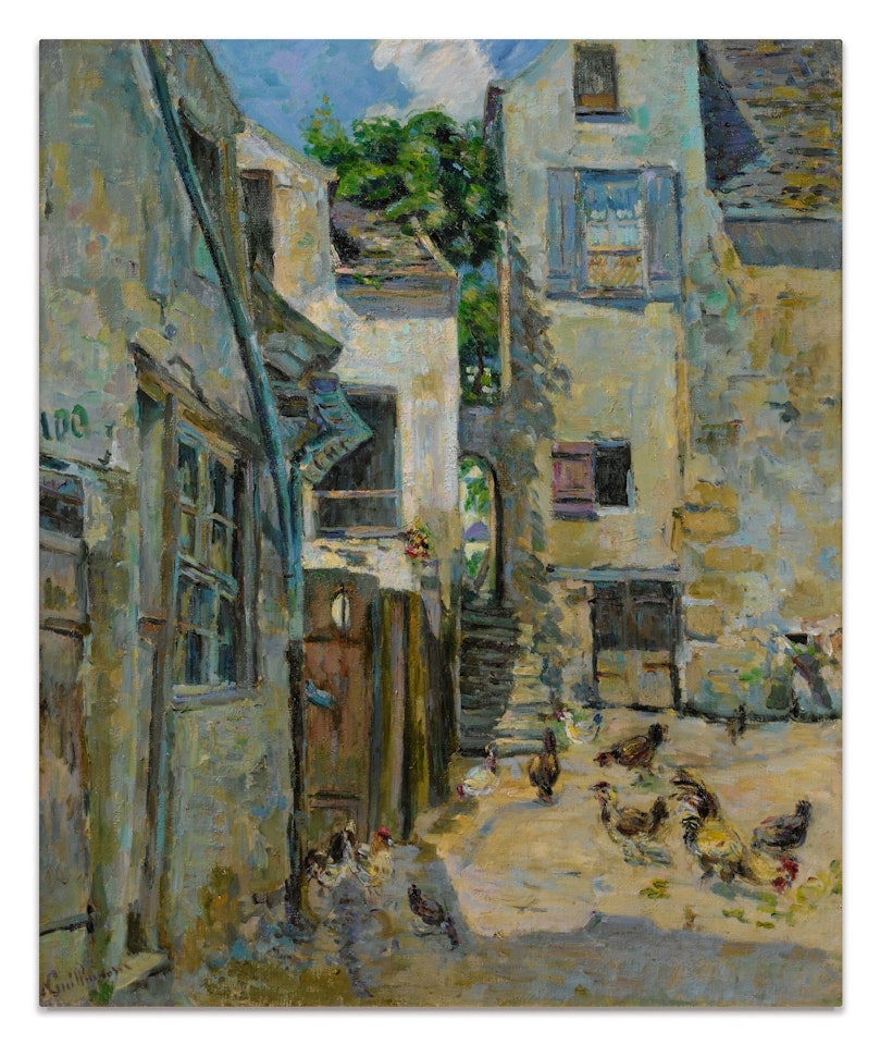 VILLAGE DANS L'ILE DE FRANCE by Armand Guillaumin