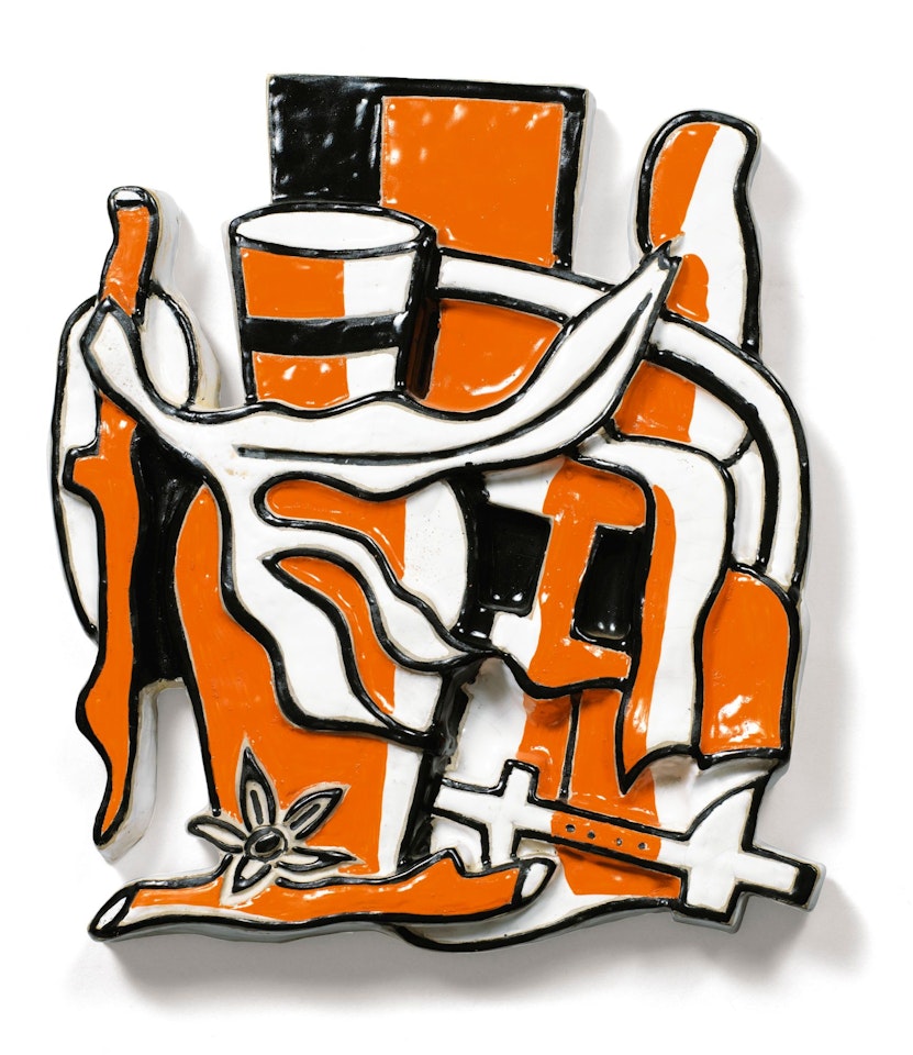 LE VASE ORANGE by Fernand Leger