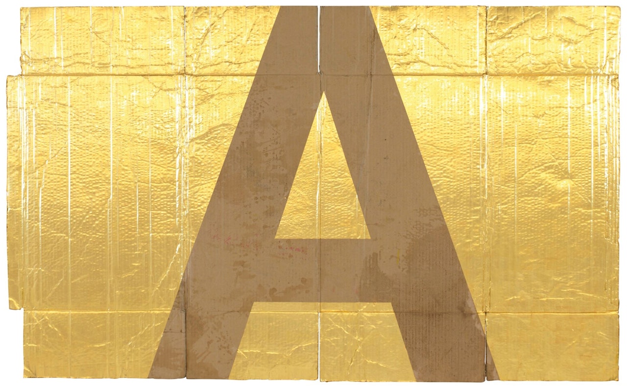 ALPHABET (A) by Danh Vo