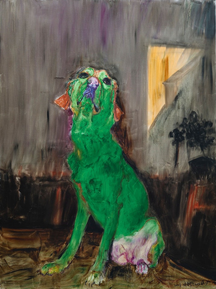 GREEN DOG SERIES by Zhou Chunya