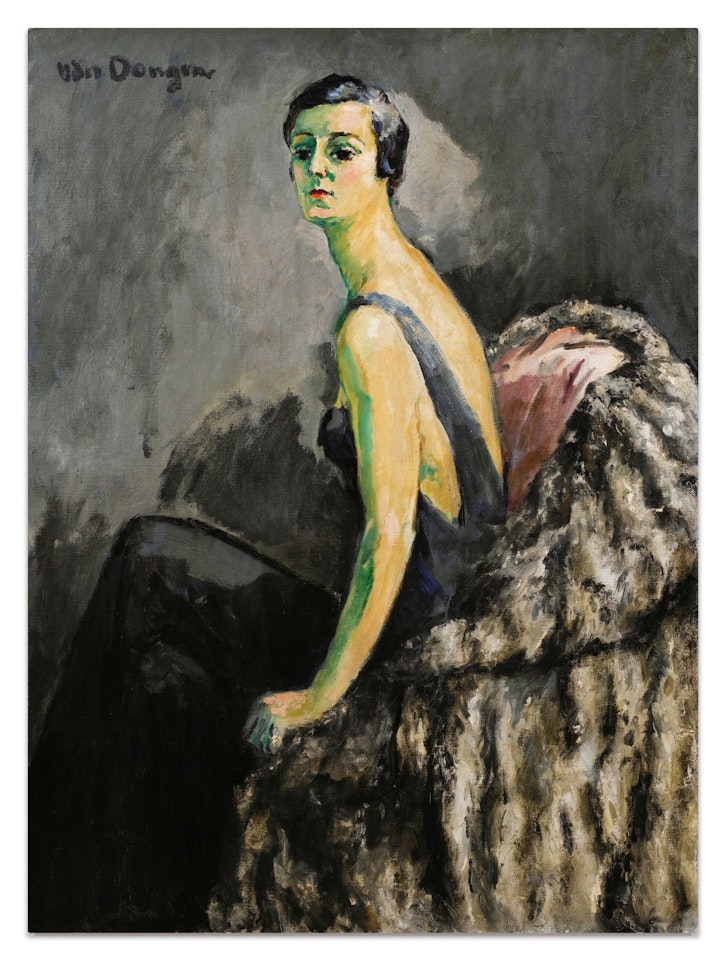 PORTRAIT DE FEMME ASSISE by Kees van Dongen