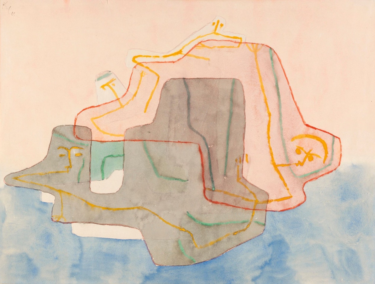 MYTHOS EINER INSEL by Paul Klee
