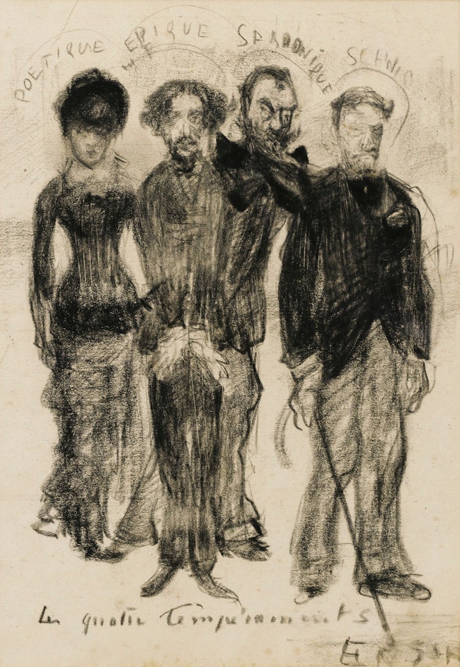 LES QUATRE TEMPÉRAMENTS by James Ensor