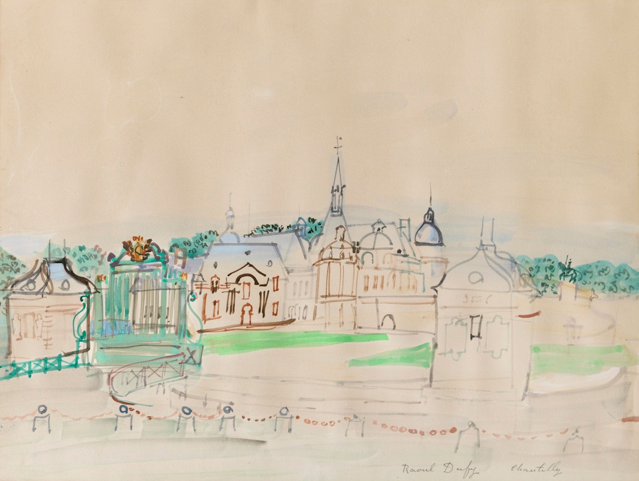 CHANTILLY by Raoul Dufy
