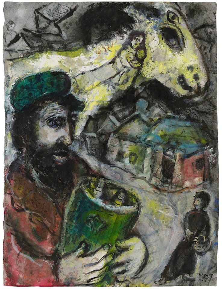 LA CHÈVRE JAUNE by Marc Chagall