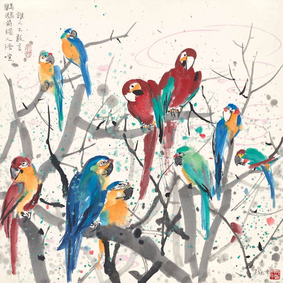 PARROTS by Wu Guanzhong