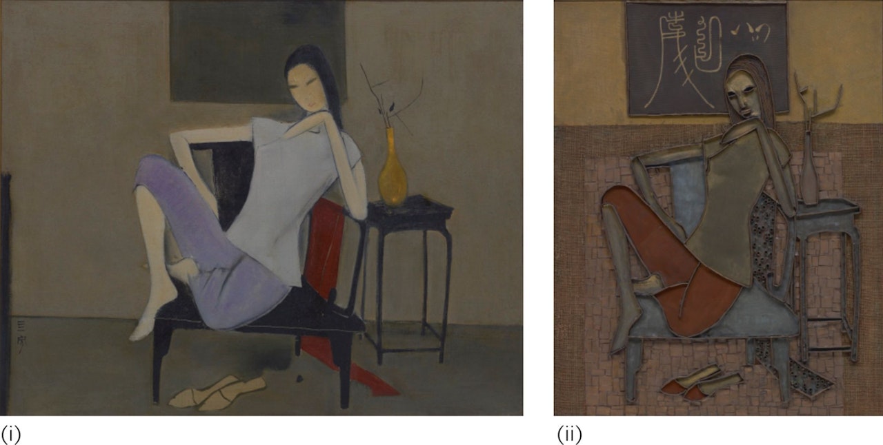 (I) UNTITLED (CHINESE WOMAN) (II) UNTITLED by Cheong Soo Pieng