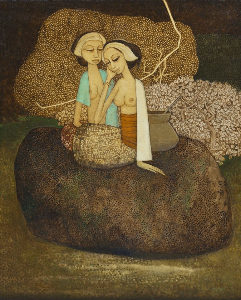 BY THE SEASIDE by Cheong Soo Pieng