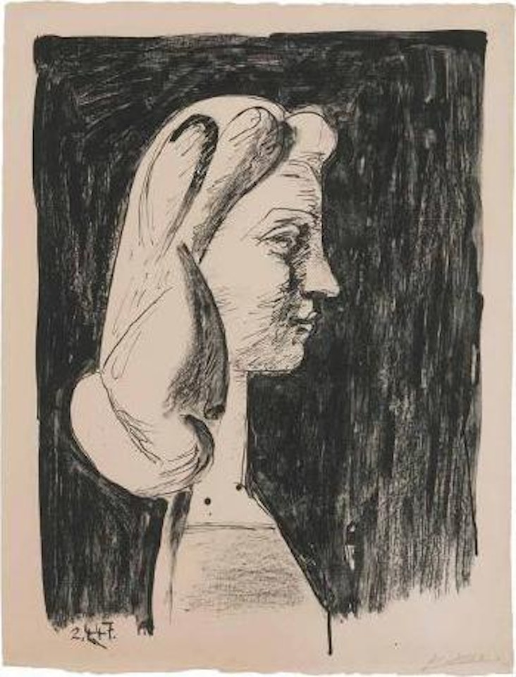 Grand profil ,
1947 by Pablo Picasso