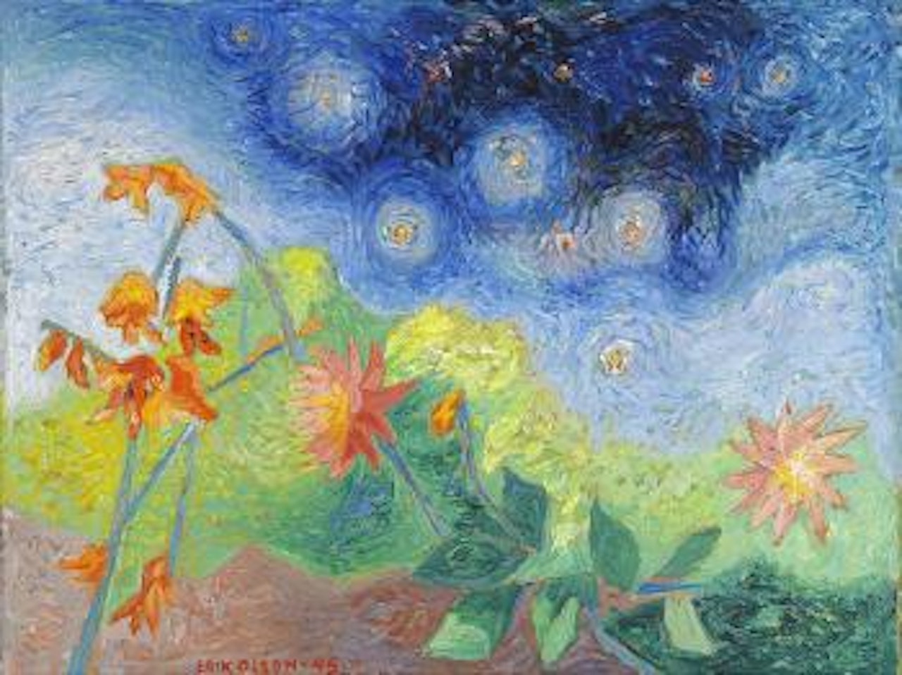 Blommor och stjärnor ,
1945 by Erik Olson