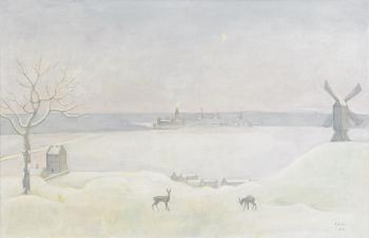 Stockholmsvy ,
1966 by Einar Jolin