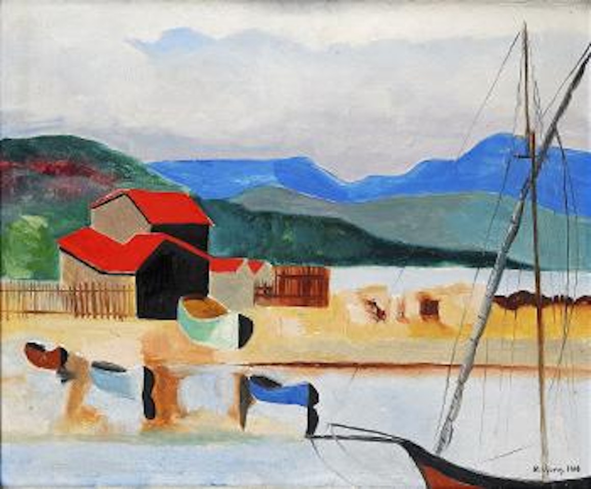 Saint Tropez ,
1918 by Moïse Kisling
