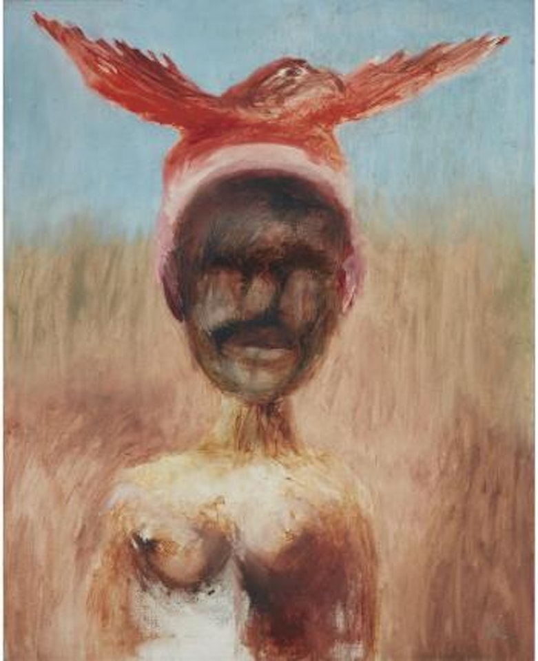 New Guinea Man ,
1965 by Sidney Nolan
