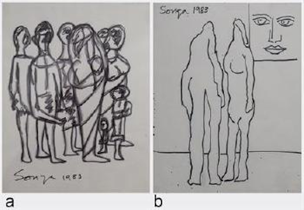 Untitled; Untitled ,
1983 by Francis Newton Souza