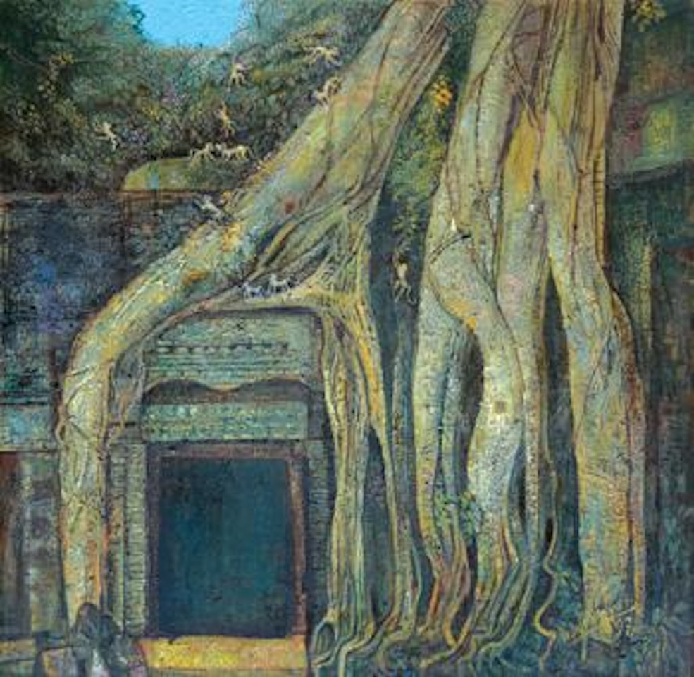 Kera-kera di Candi Tua ,
1997 by Haji Widayat