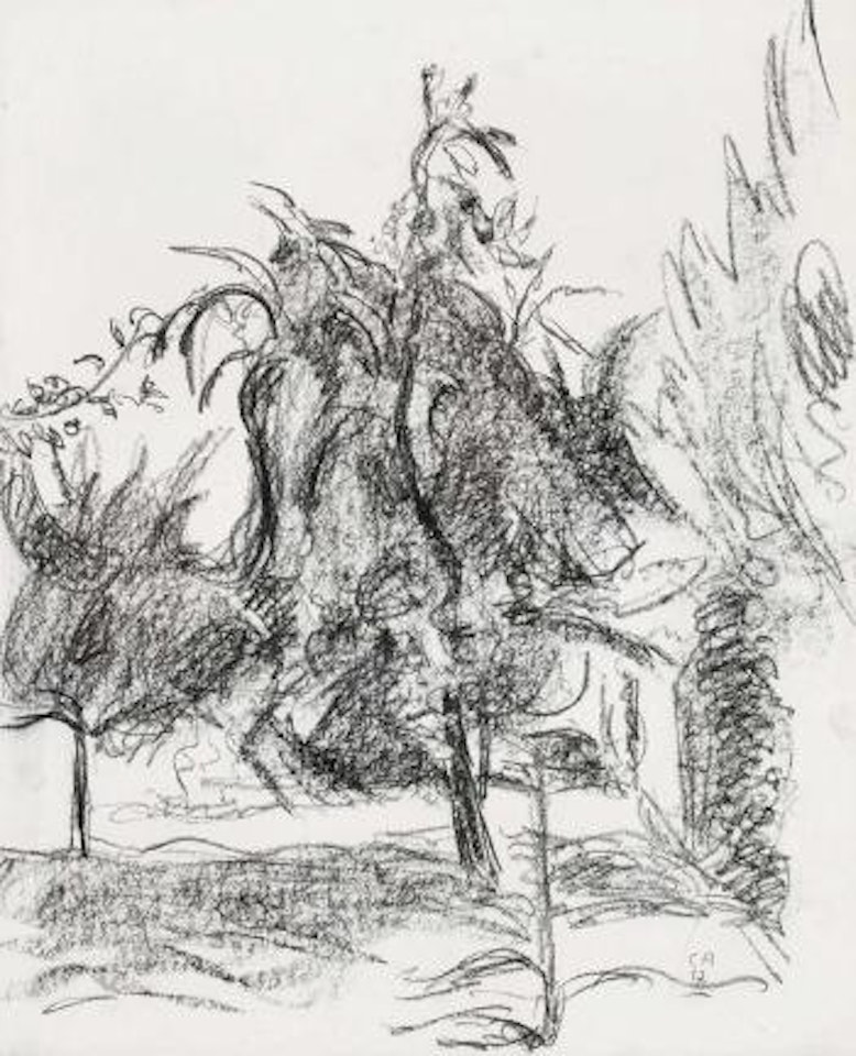 Baumgarten ,
1917 by Cuno Amiet
