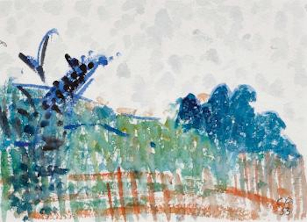 Garten auf der Oschwand ,
1953 by Cuno Amiet