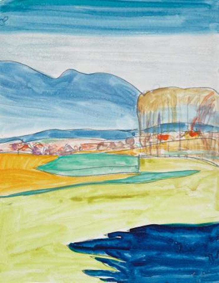 Sommerliche Landschaft ,
1921 by Cuno Amiet