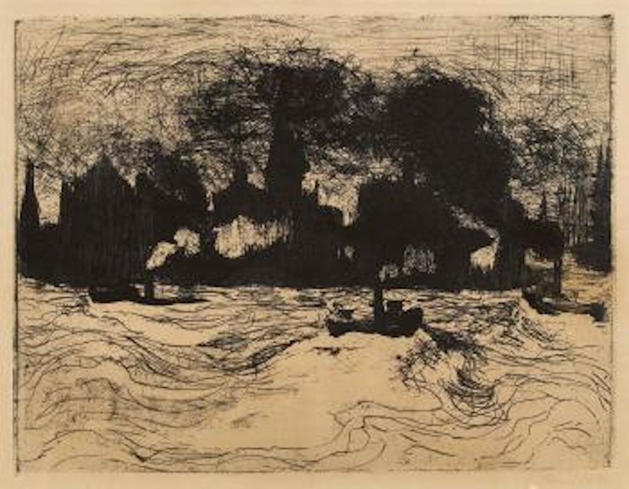 Hamburg, Binnenhafen ,
1910 by Emil Nolde
