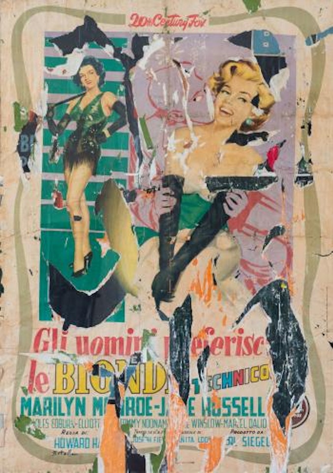 Marilyn é Jane ,
1963
-
1975 by Mimmo Rotella