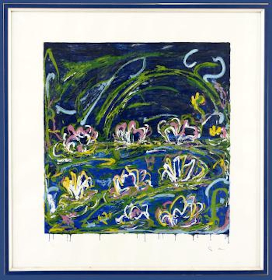 Gigli d'acqua ,
1996 by Mario Schifano