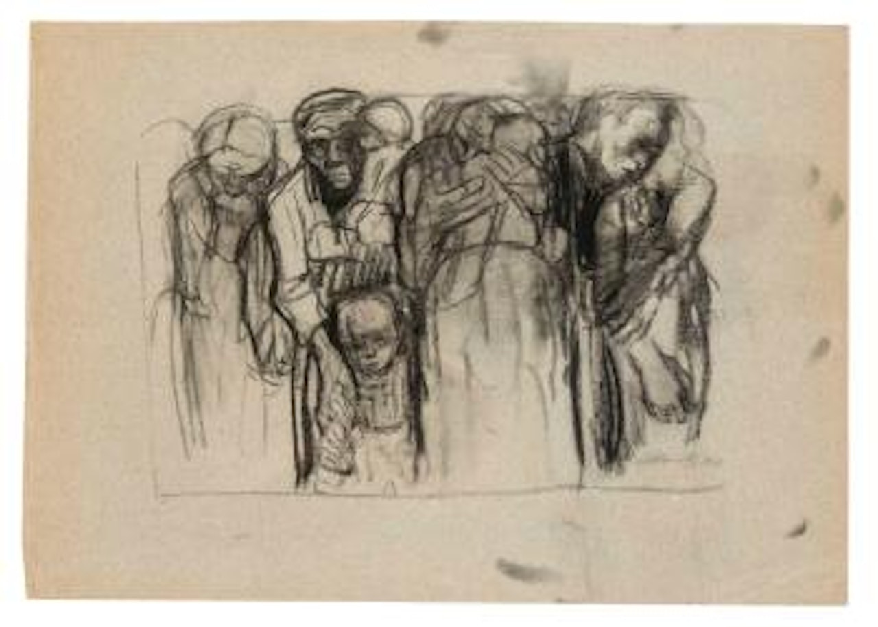Mütter, ihre Kinder beschirmend ,
1918
,
Printed
1920 by Kathe Kollwitz