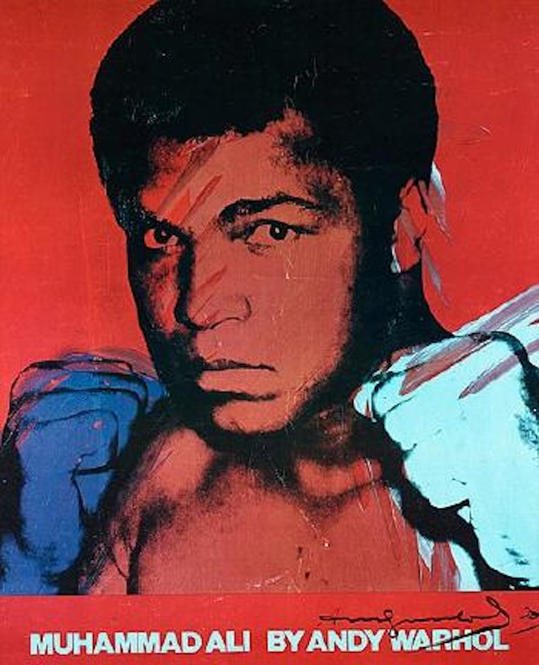 "Mohammad Ali" ,
1979 by Andy Warhol