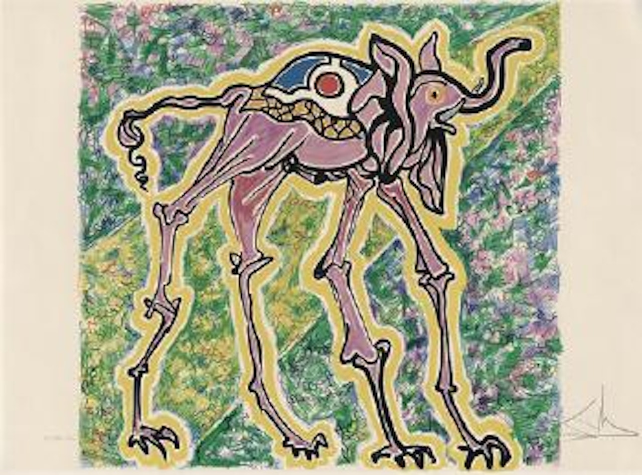 Elefante Cicogna (Elefantenstorch) ,
1973 by Salvador Dali