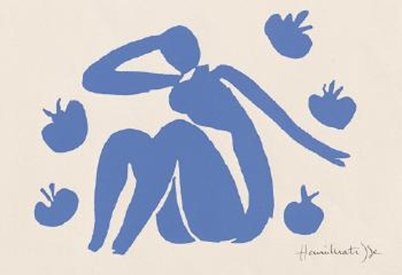 Nu Bleu ,
1954
-
1958 by Henri Matisse