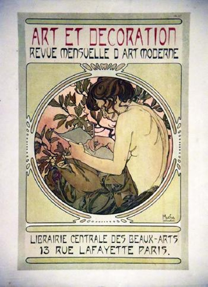 Art et Décoration ,
Circa
1900 by Alphonse Mucha