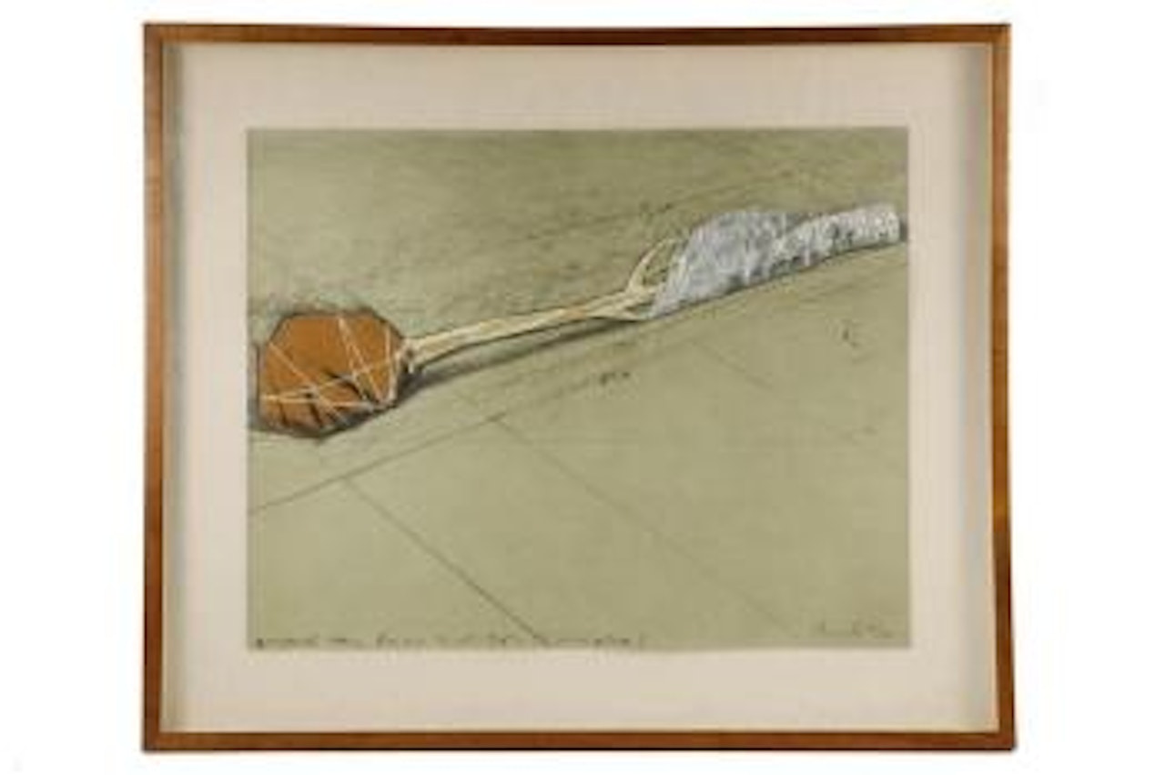 Wrapped tree project ,
1979 by Christo