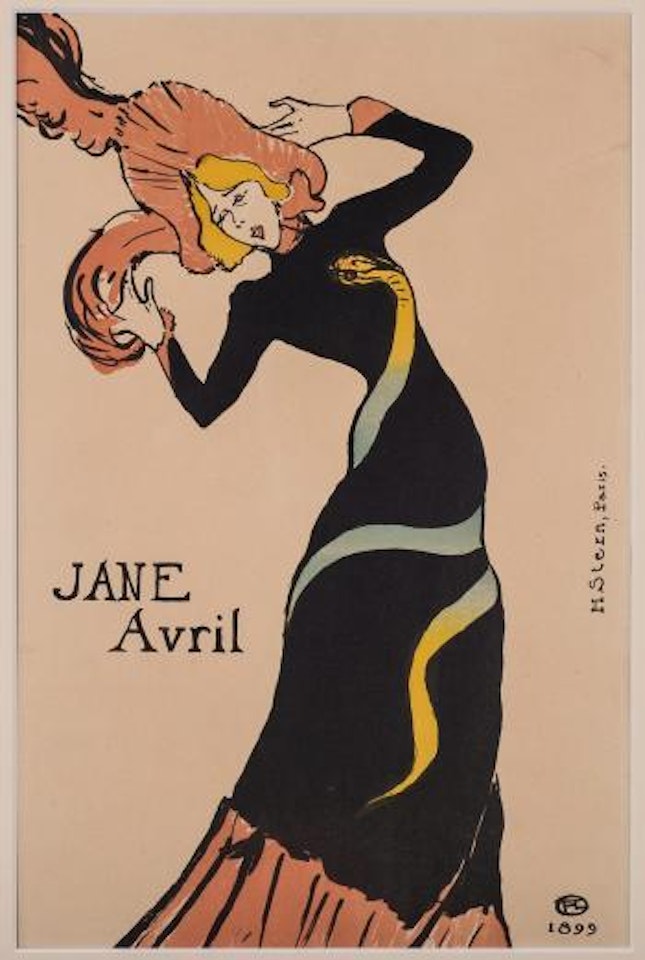Jane Avril ,
1899 by Henri de Toulouse-Lautrec