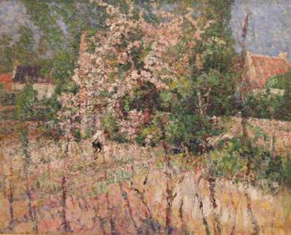Flowering blossom tree , by Victor Charreton