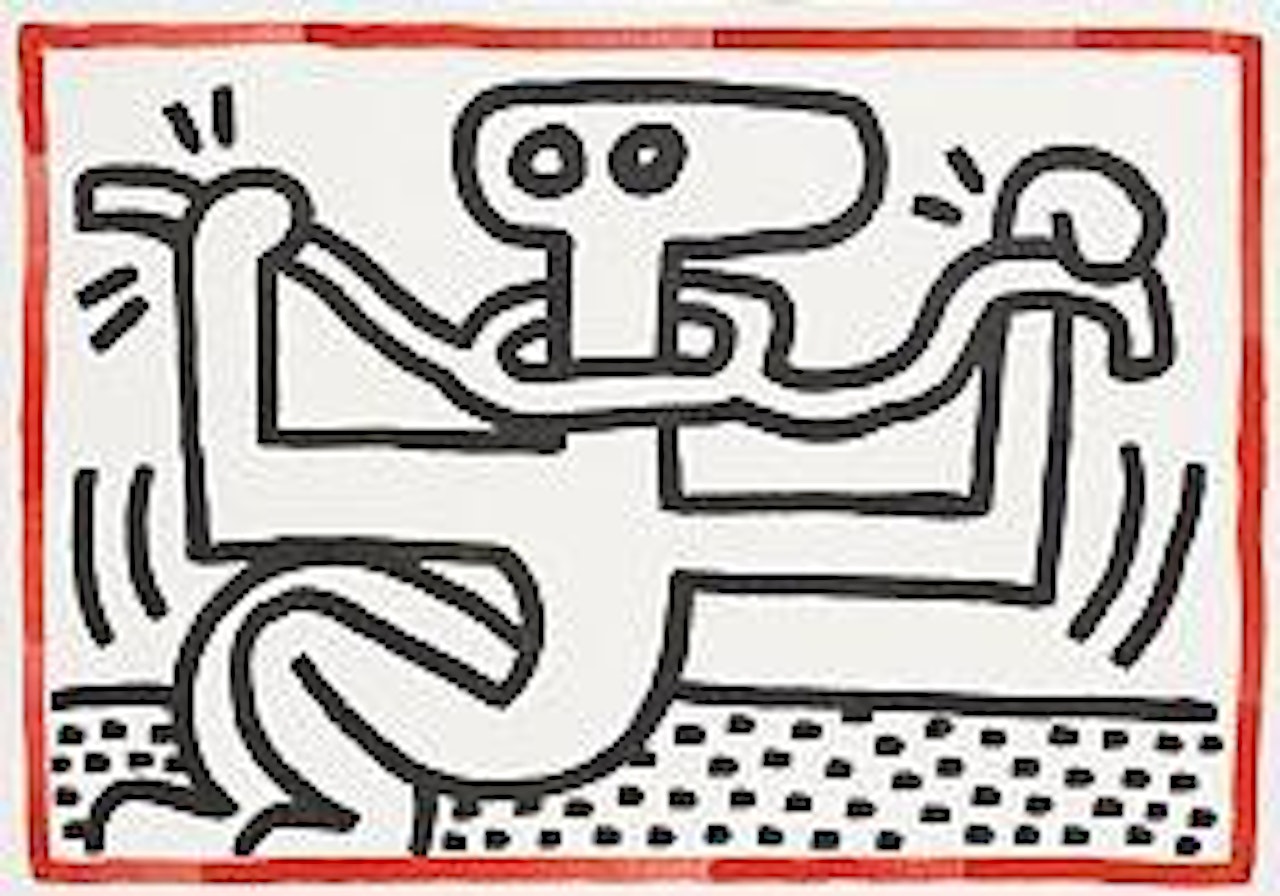 Composition ,
1984 by Keith Haring