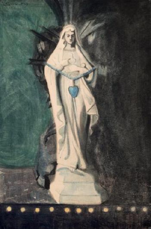 Notre-Dame au coeur ,
1907 by Léon Spilliaert