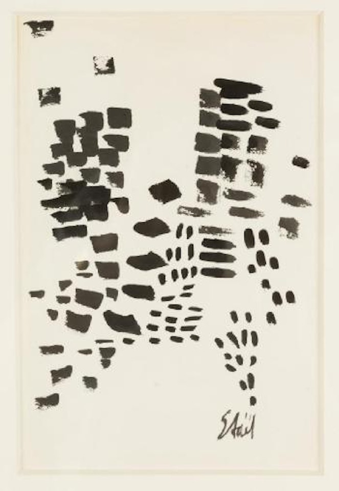 Ink drawing ,
Circa
1950 by Nicolas de Staël