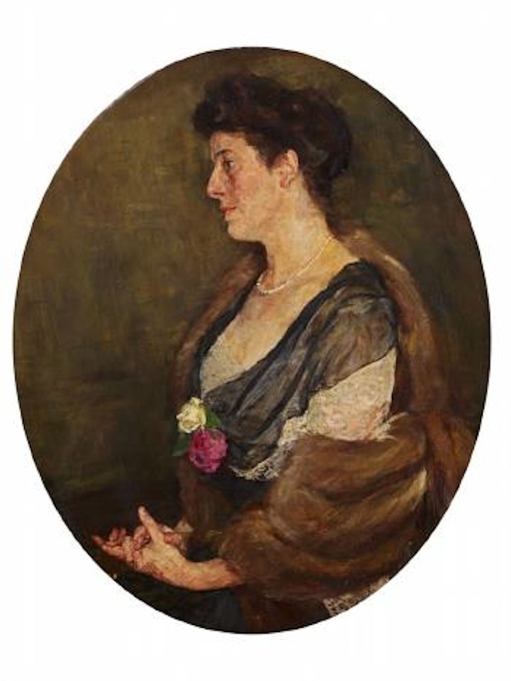 Damenbildnis ,
Circa
1893 by Max Slevogt