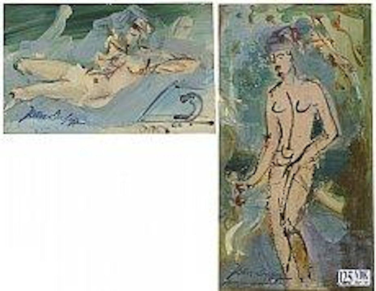 Etudes de nu , by Jean Dufy
