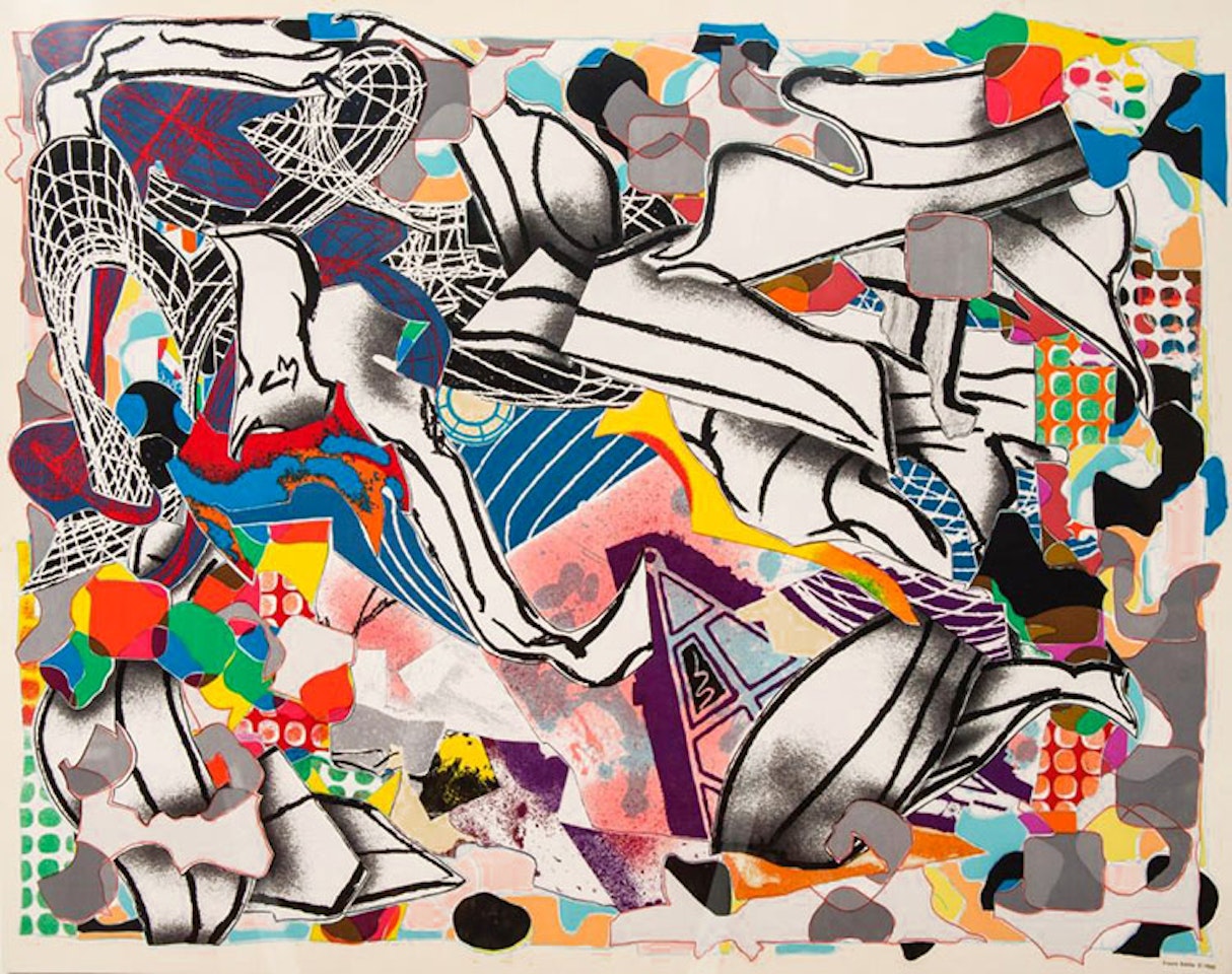 Ambergris, from Moby Dick Deckle Edges ,
1993 by Frank Stella